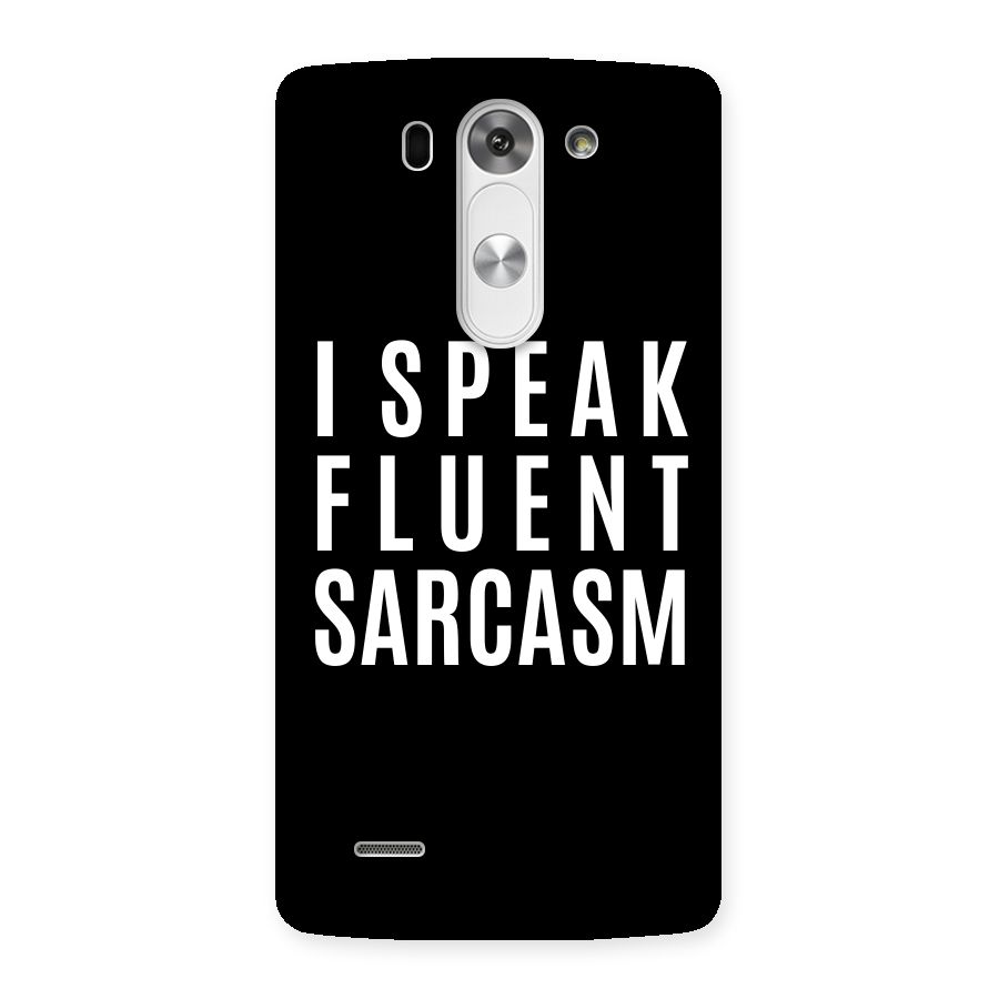 Fluent Sarcasm Back Case for LG G3 Beat