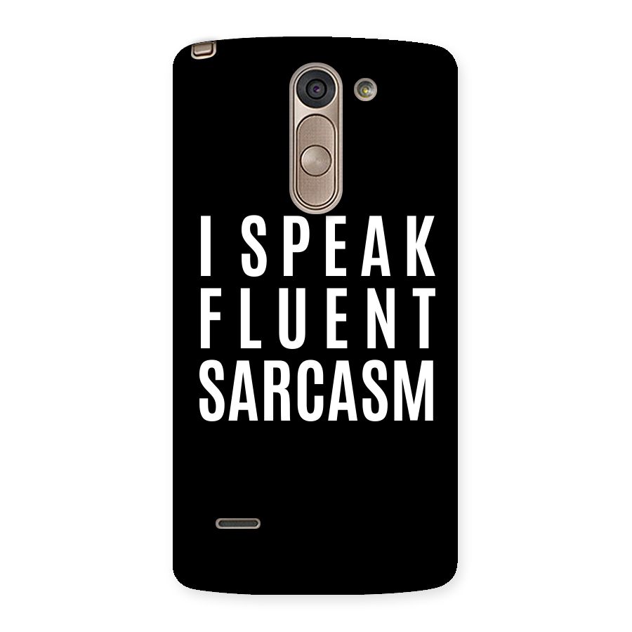 Fluent Sarcasm Back Case for LG G3 Stylus