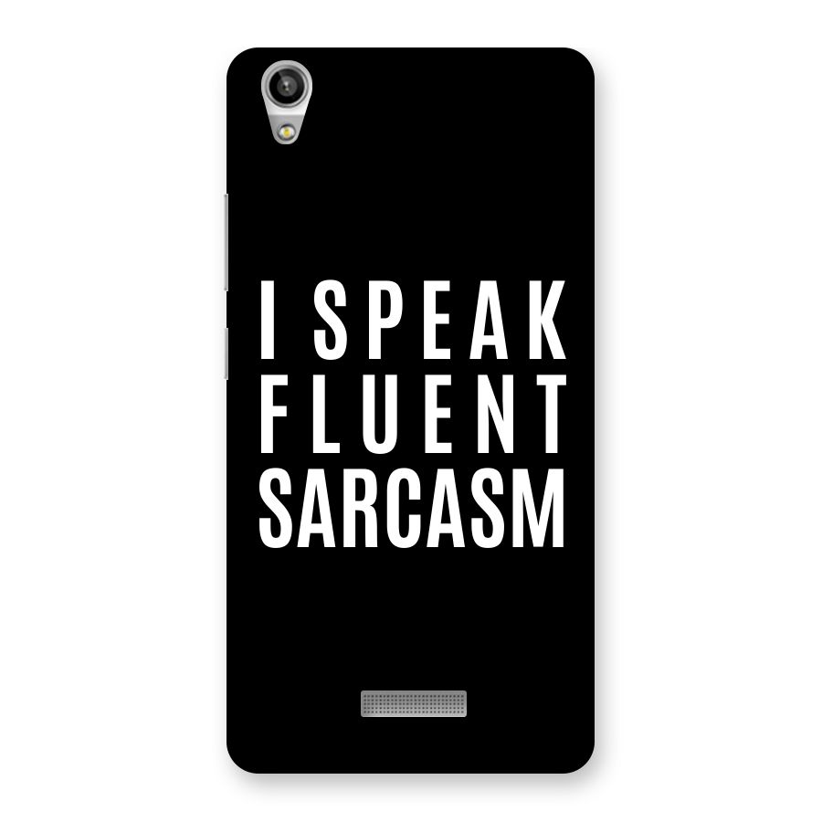 Fluent Sarcasm Back Case for Lava-Pixel-V1