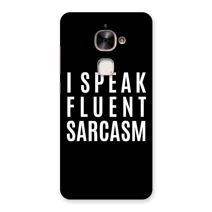 Fluent Sarcasm Back Case for Le 2