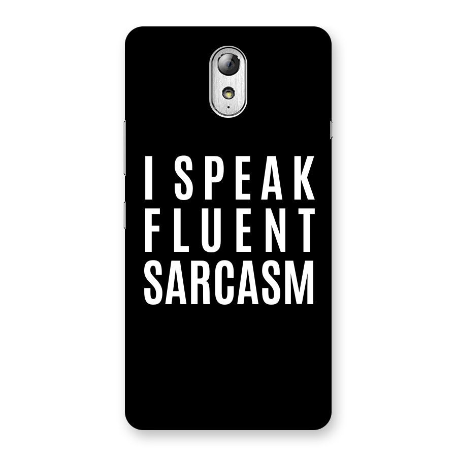 Fluent Sarcasm Back Case for Lenovo Vibe P1M