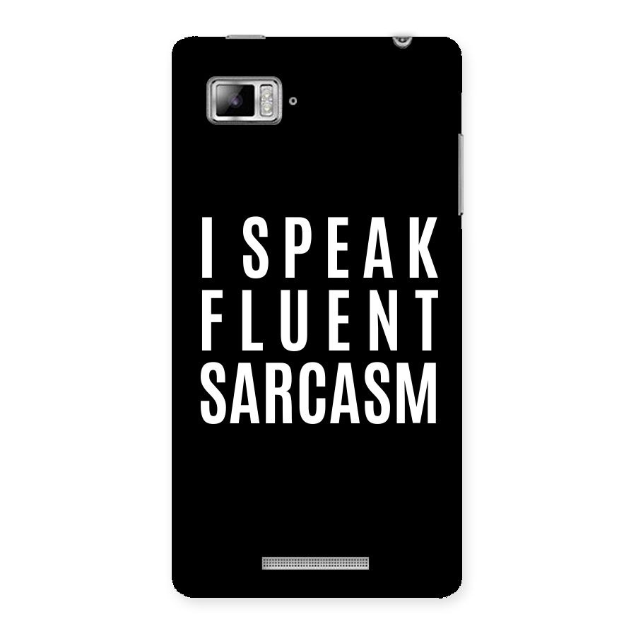 Fluent Sarcasm Back Case for Lenovo Vibe Z K910