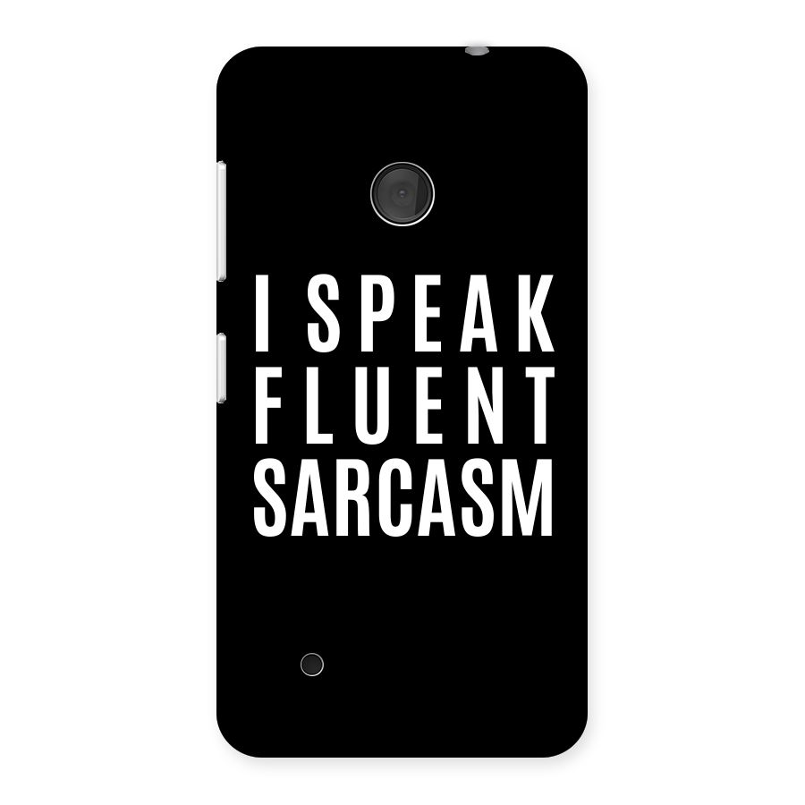 Fluent Sarcasm Back Case for Lumia 530