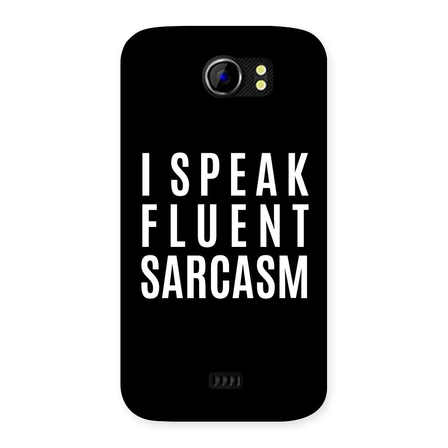 Fluent Sarcasm Back Case for Micromax Canvas 2 A110