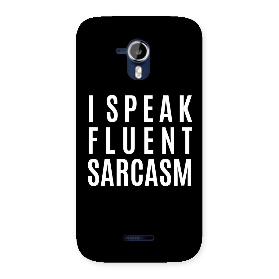 Fluent Sarcasm Back Case for Micromax Canvas Magnus A117