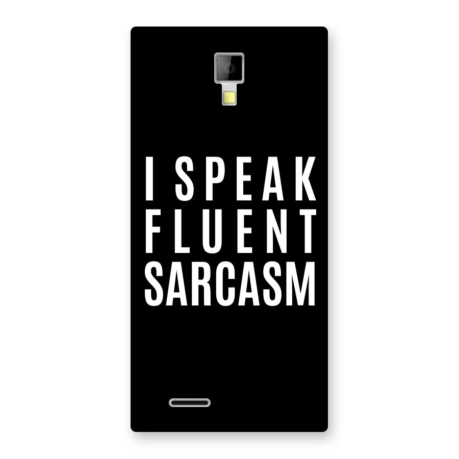 Fluent Sarcasm Back Case for Micromax Canvas Xpress A99