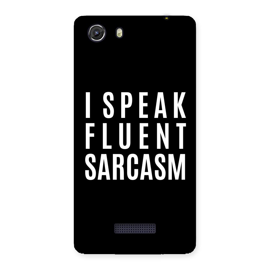 Fluent Sarcasm Back Case for Micromax Unite 3