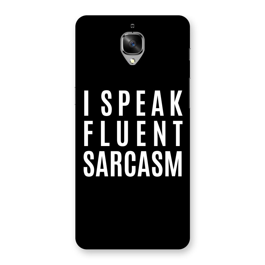 Fluent Sarcasm Back Case for OnePlus 3