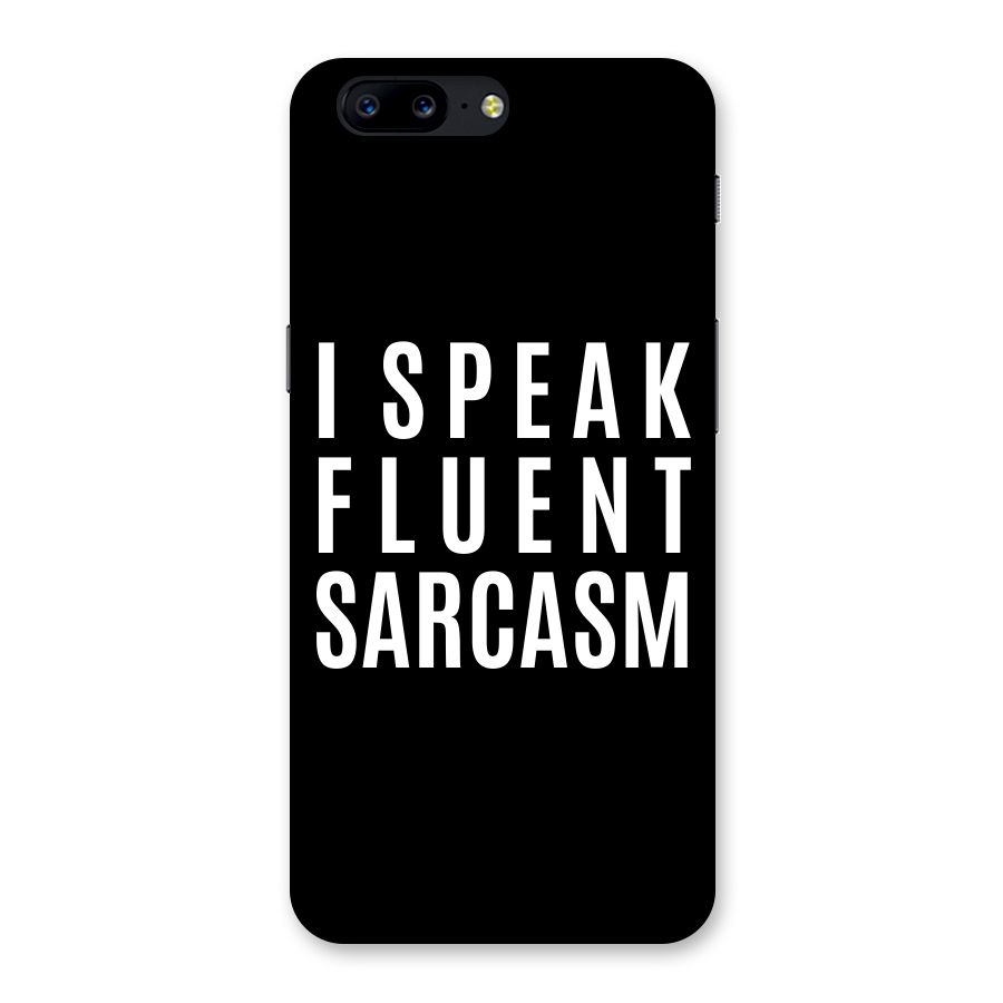 Fluent Sarcasm Back Case for OnePlus 5