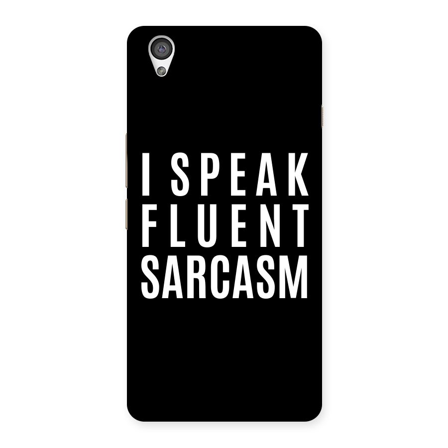 Fluent Sarcasm Back Case for OnePlus X