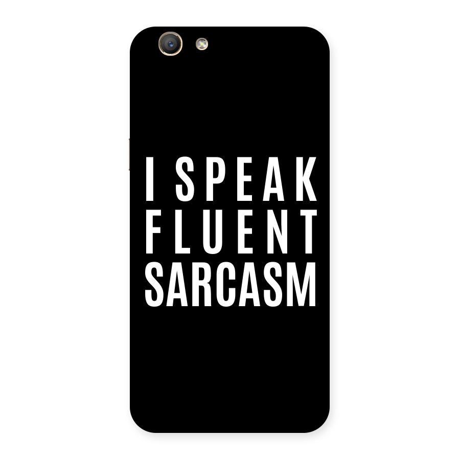 Fluent Sarcasm Back Case for Oppo F1s
