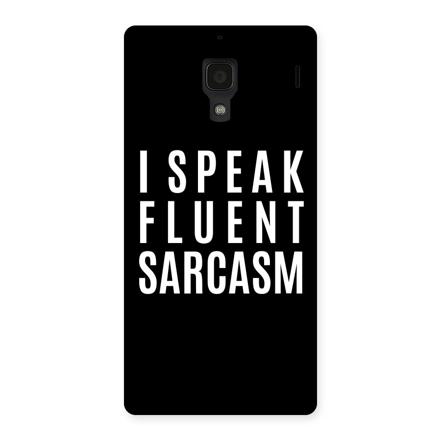Fluent Sarcasm Back Case for Redmi 1S