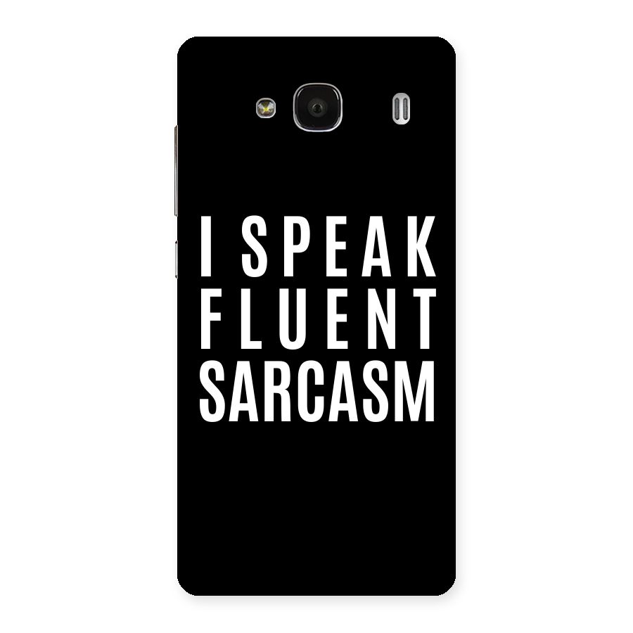 Fluent Sarcasm Back Case for Redmi 2