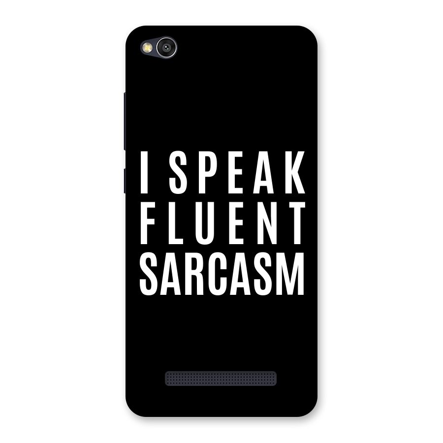 Fluent Sarcasm Back Case for Redmi 4A