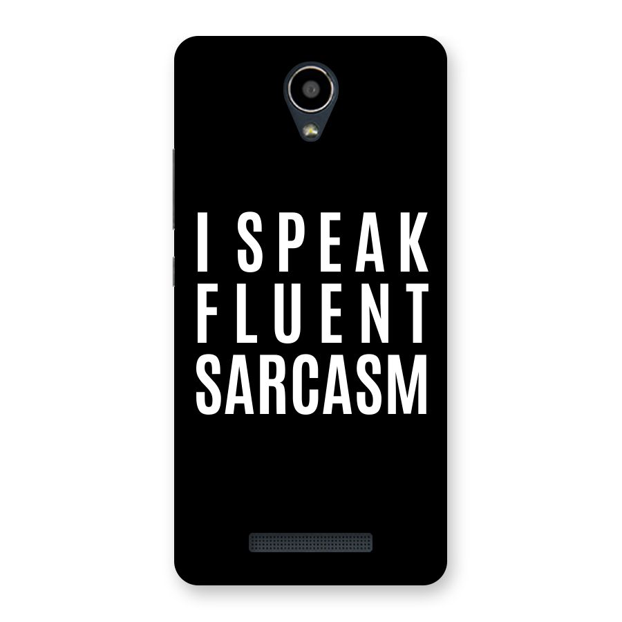 Fluent Sarcasm Back Case for Redmi Note 2