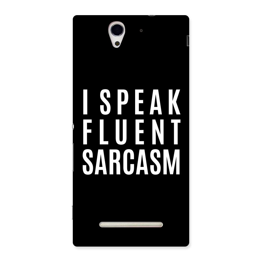 Fluent Sarcasm Back Case for Sony Xperia C3