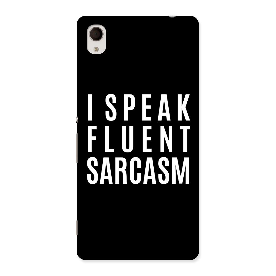 Fluent Sarcasm Back Case for Sony Xperia M4