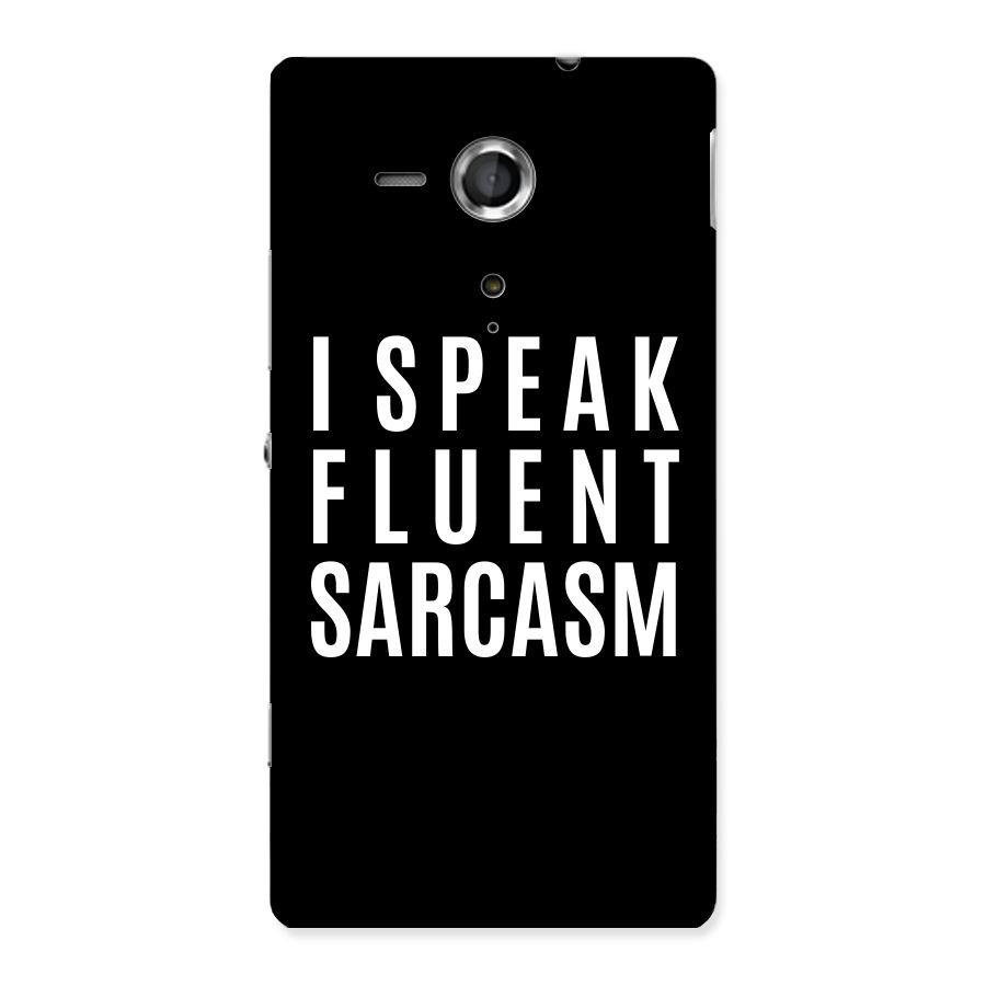 Fluent Sarcasm Back Case for Sony Xperia SP