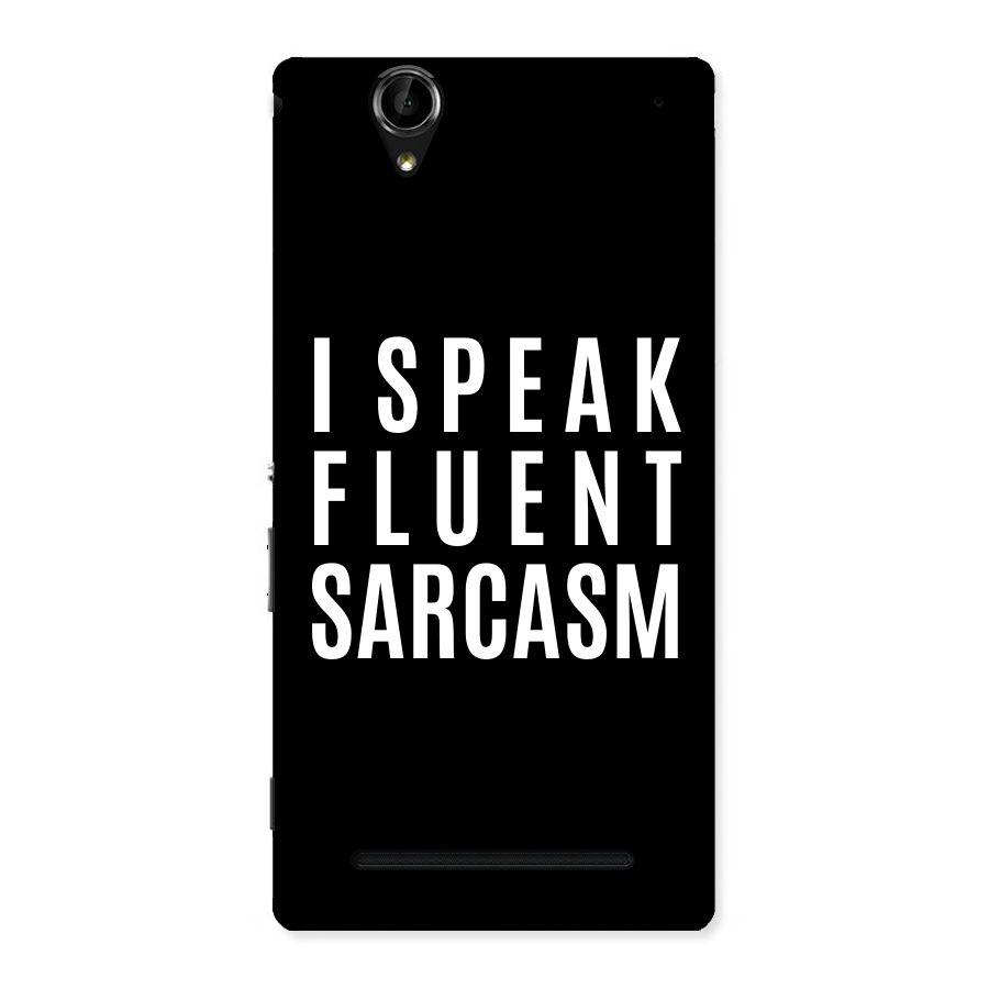 Fluent Sarcasm Back Case for Sony Xperia T2