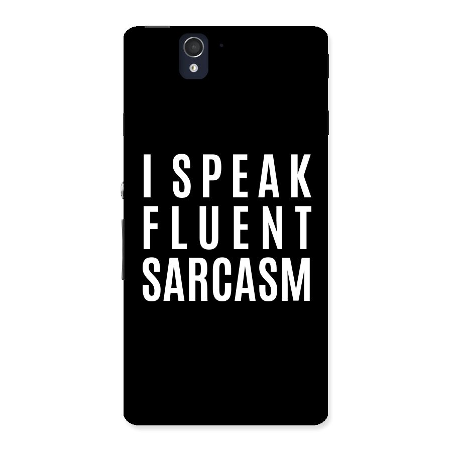 Fluent Sarcasm Back Case for Sony Xperia Z