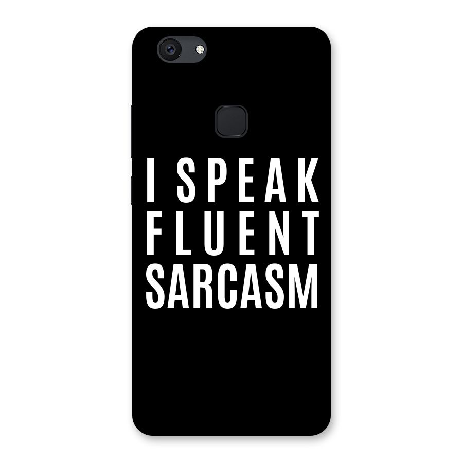 Fluent Sarcasm Back Case for Vivo V7 Plus