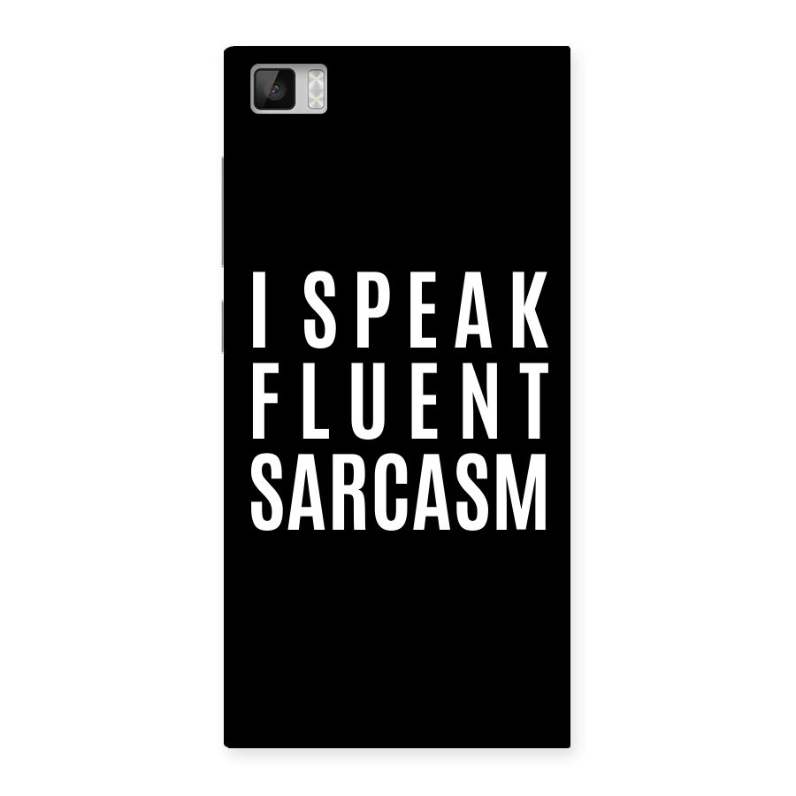 Fluent Sarcasm Back Case for Xiaomi Mi3