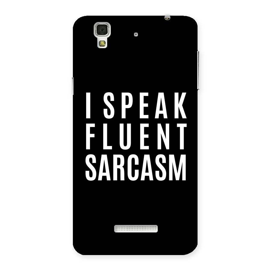 Fluent Sarcasm Back Case for Yu Yureka