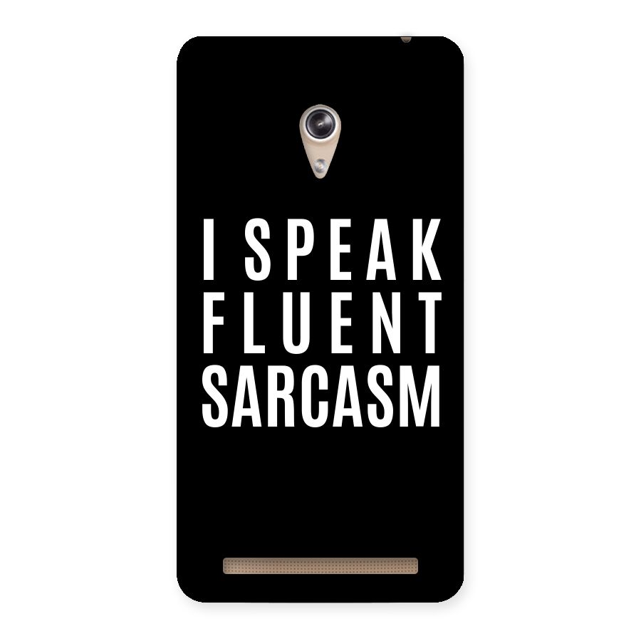 Fluent Sarcasm Back Case for Zenfone 6
