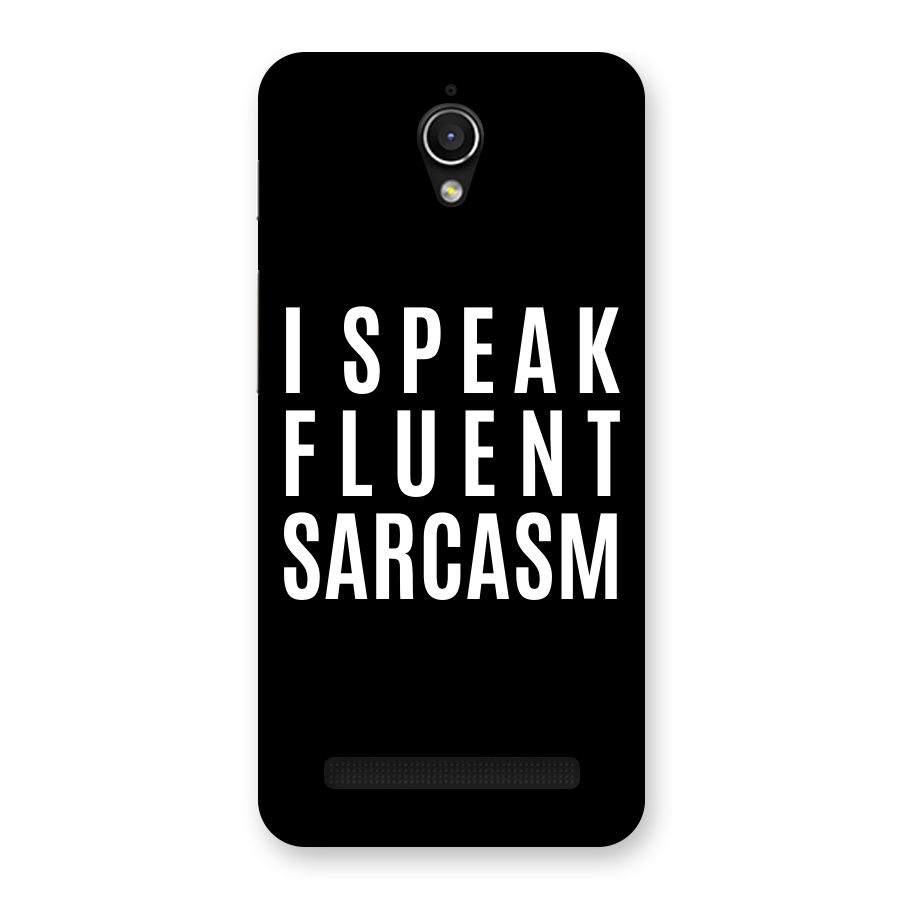 Fluent Sarcasm Back Case for Zenfone Go