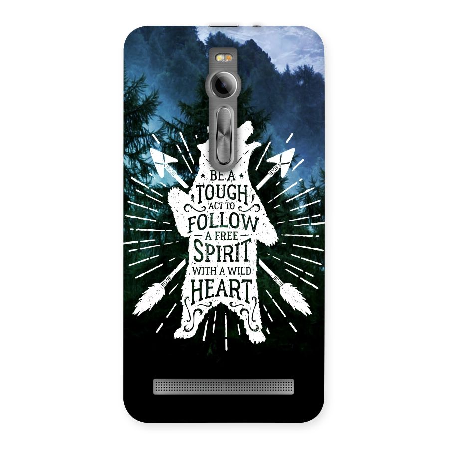 Follow Spirit Heart Back Case for Asus Zenfone 2