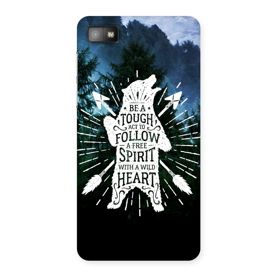 Follow Spirit Heart Back Case for Blackberry Z10