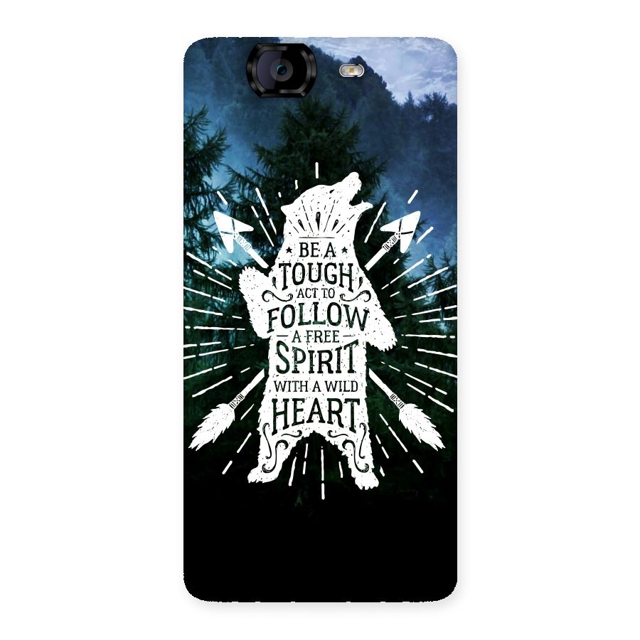 Follow Spirit Heart Back Case for Canvas Knight A350
