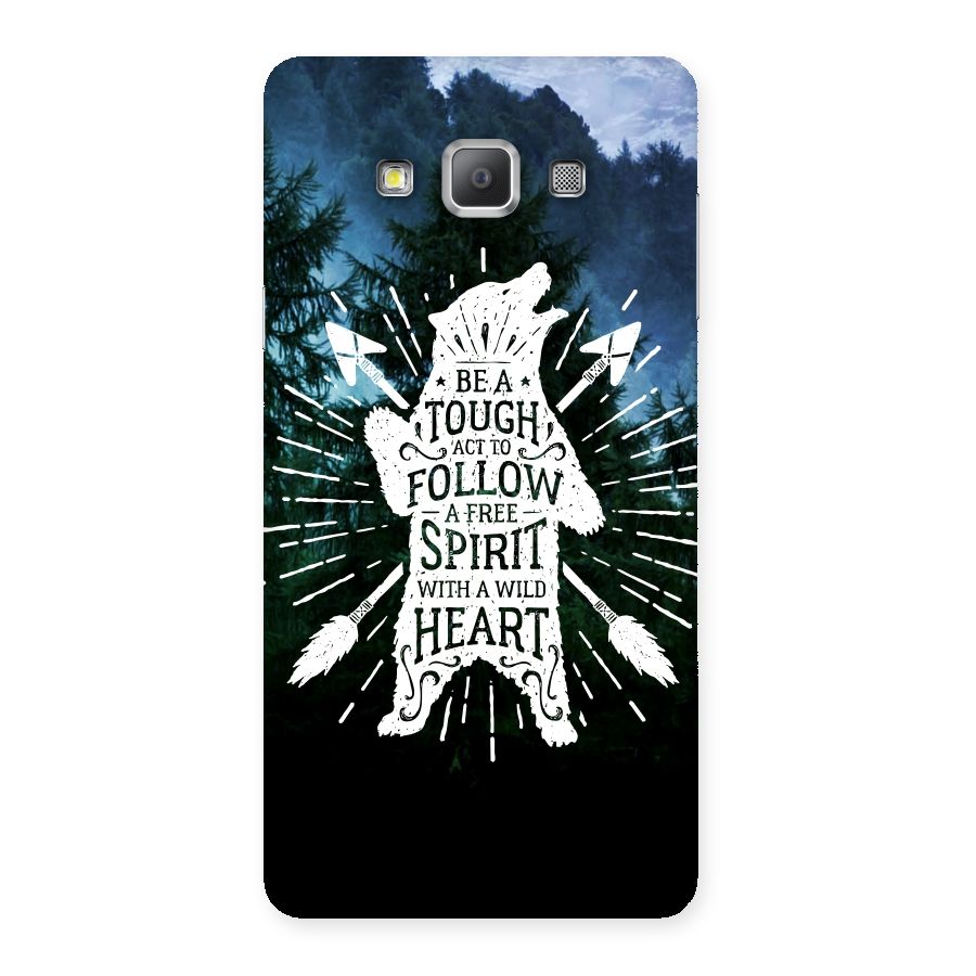 Follow Spirit Heart Back Case for Galaxy A7