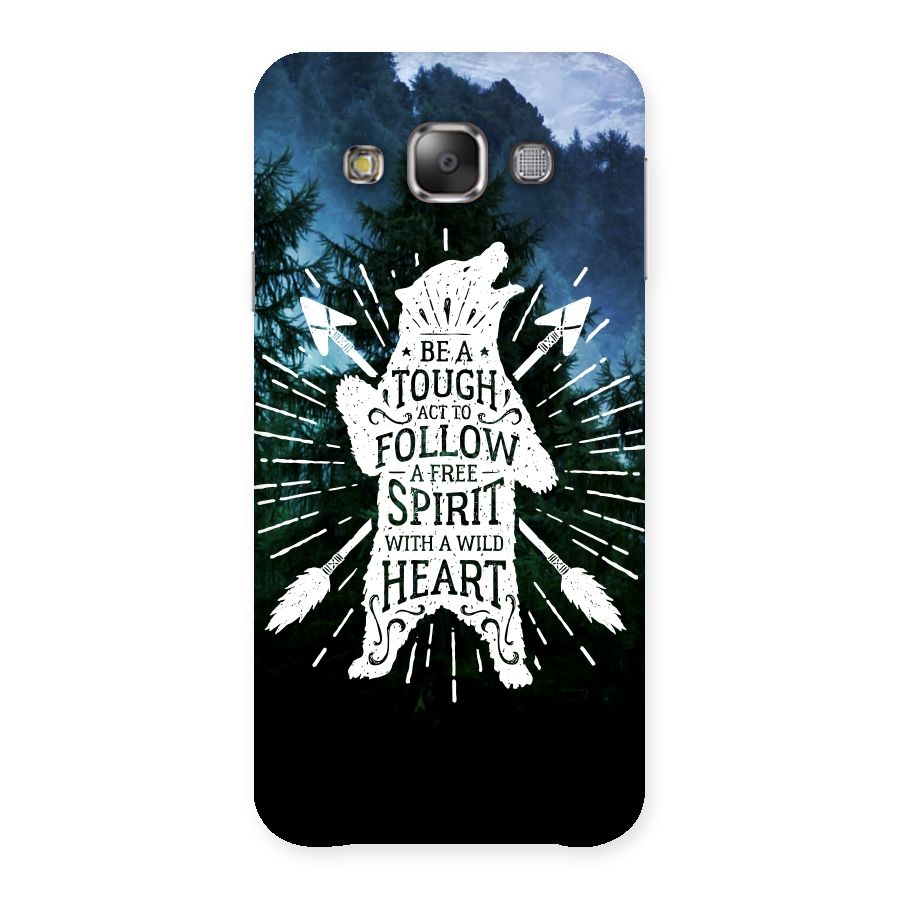Follow Spirit Heart Back Case for Galaxy E7
