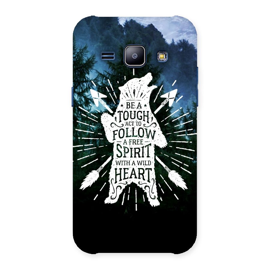 Follow Spirit Heart Back Case for Galaxy J1