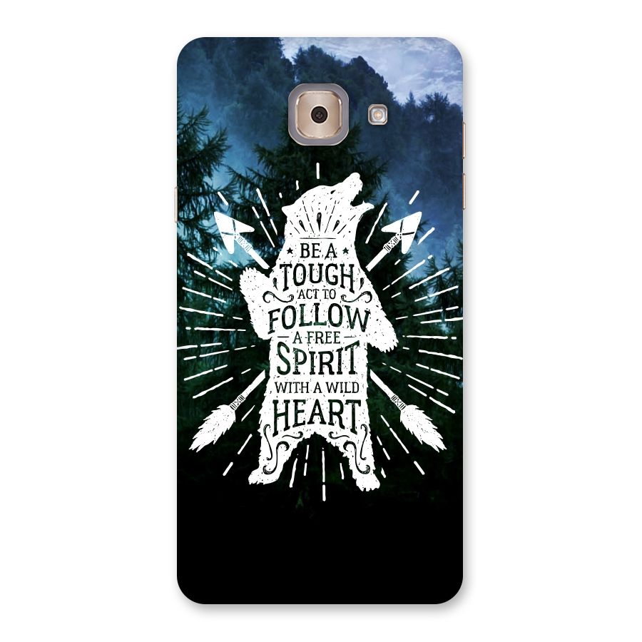 Follow Spirit Heart Back Case for Galaxy J7 Max