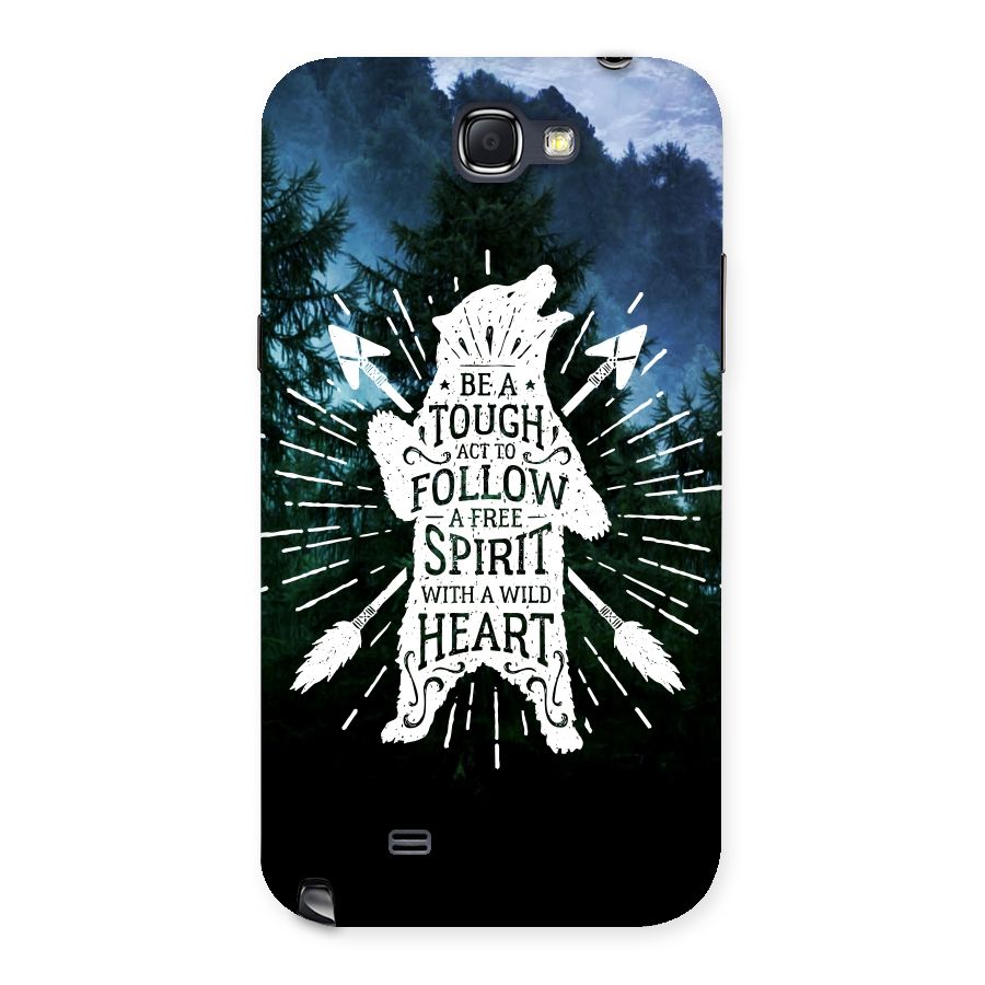 Follow Spirit Heart Back Case for Galaxy Note 2