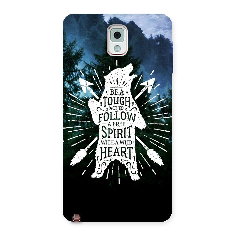 Follow Spirit Heart Back Case for Galaxy Note 3