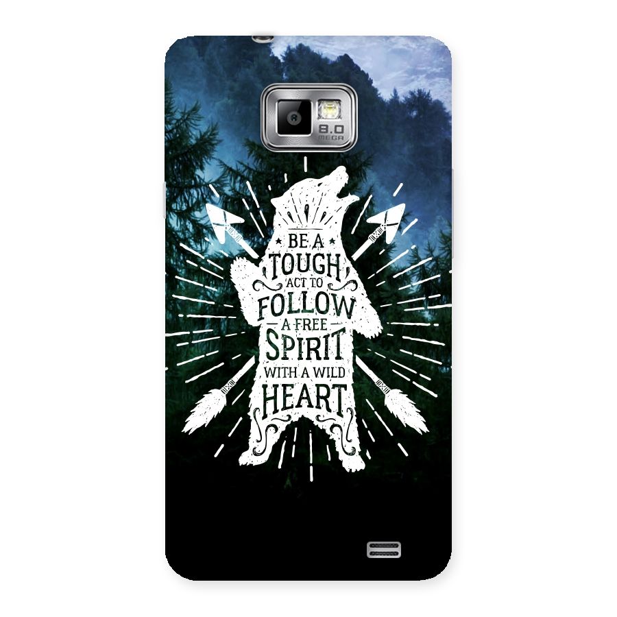 Follow Spirit Heart Back Case for Galaxy S2