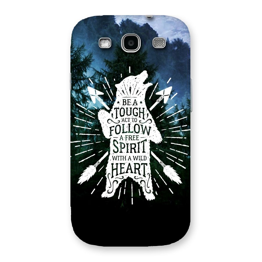 Follow Spirit Heart Back Case for Galaxy S3