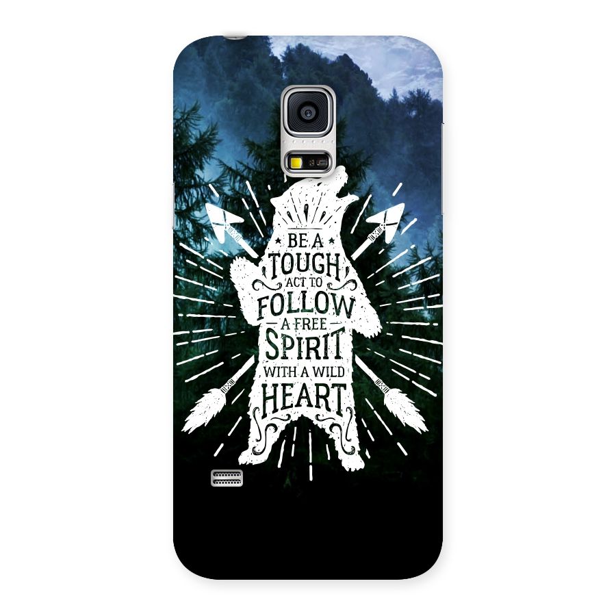 Follow Spirit Heart Back Case for Galaxy S5 Mini