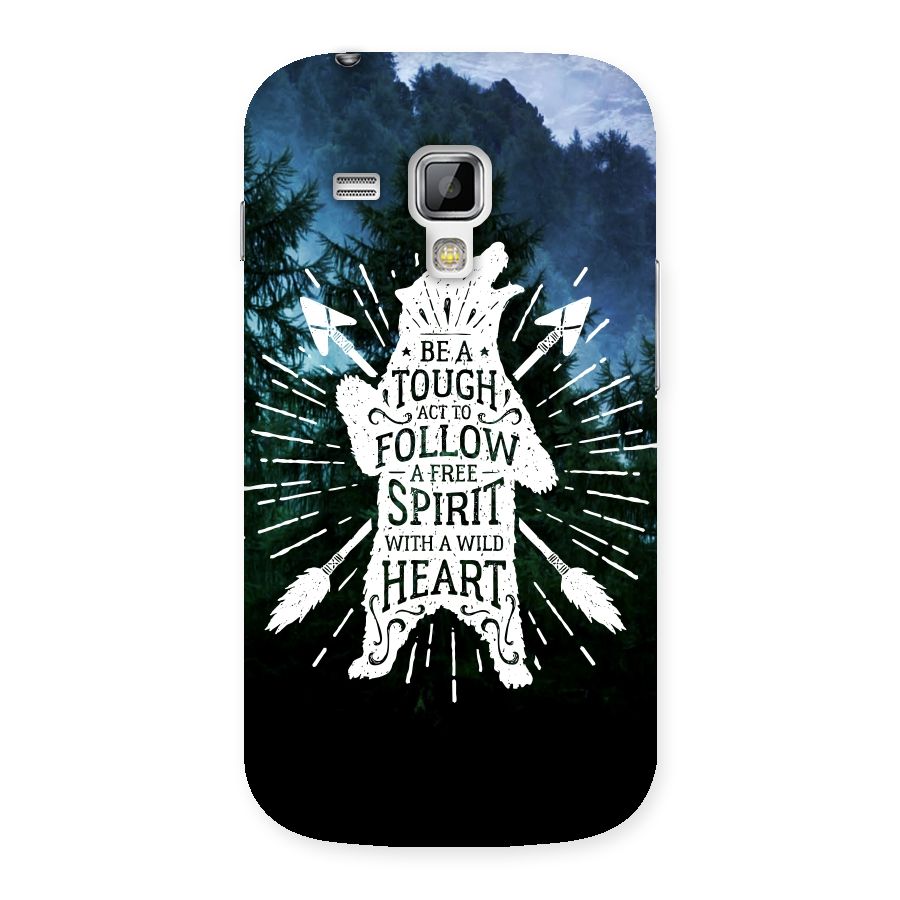 Follow Spirit Heart Back Case for Galaxy S Duos