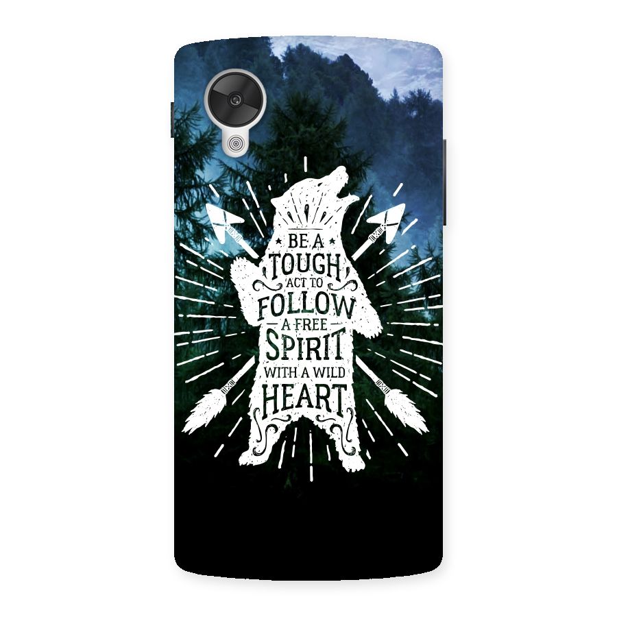 Follow Spirit Heart Back Case for Google Nexsus 5