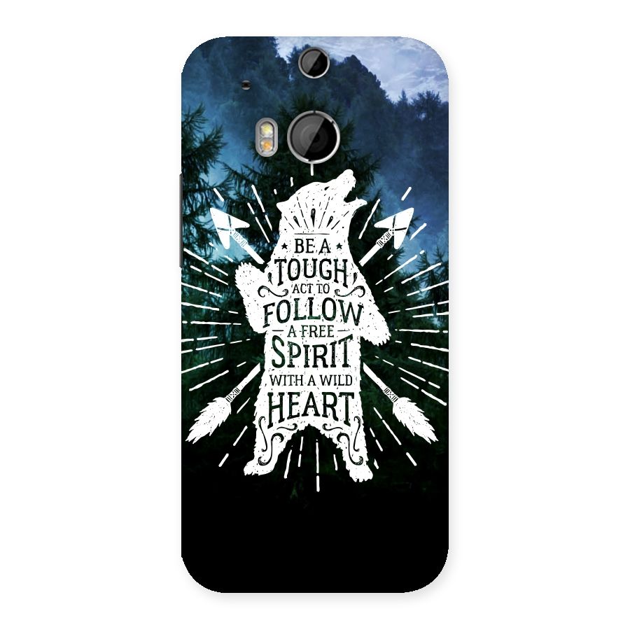 Follow Spirit Heart Back Case for HTC One M8