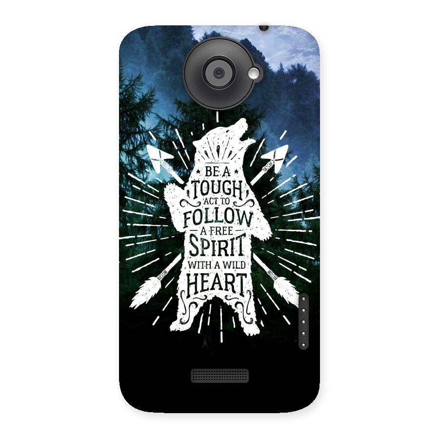 Follow Spirit Heart Back Case for HTC One X