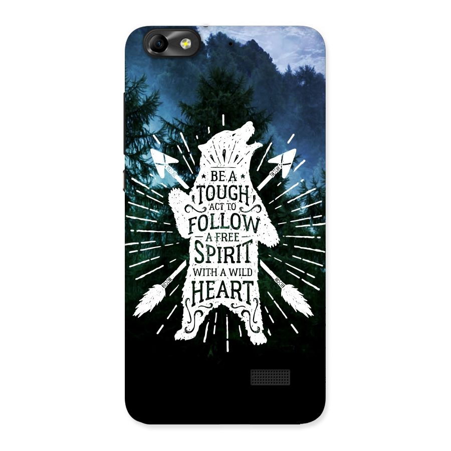 Follow Spirit Heart Back Case for Honor 4C
