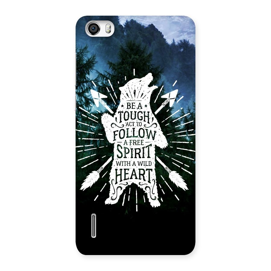 Follow Spirit Heart Back Case for Honor 6