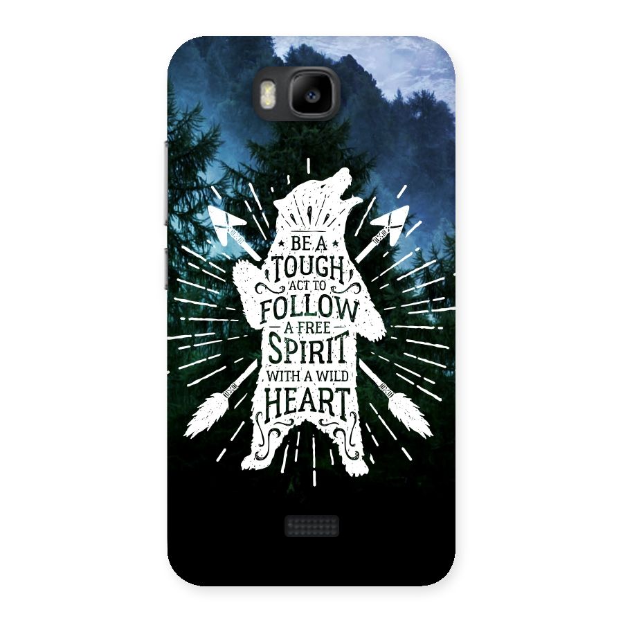 Follow Spirit Heart Back Case for Honor Bee