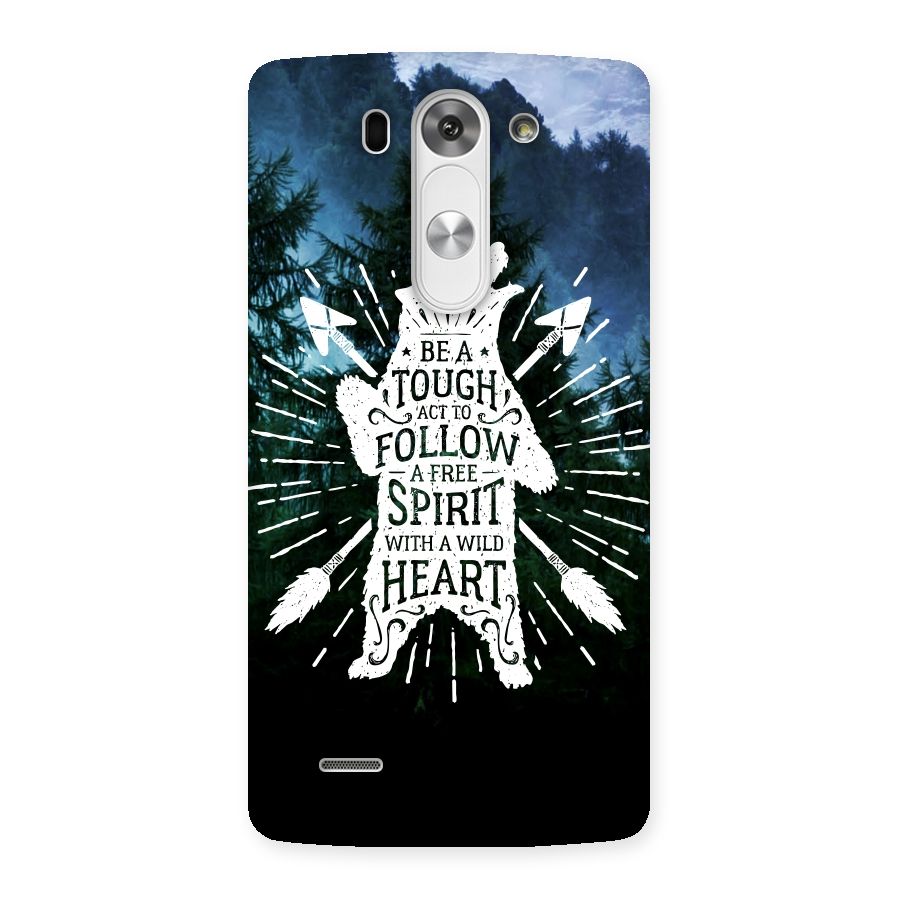 Follow Spirit Heart Back Case for LG G3 Beat