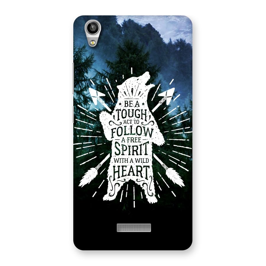 Follow Spirit Heart Back Case for Lava-Pixel-V1